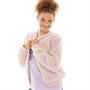 Fluid Girls Faux Fur Bomber Jacket Pink