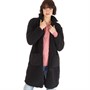 Fluid Womens Longline Fleece Zip-Through Jacket Black