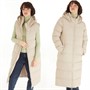 Fluid Womens 2 In 1 Longline Hooded Jacket With Detachable Sleeves Taupe
