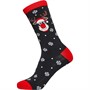 Fluid Boys Reindeer Novelty Socks Black