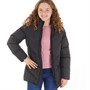 Fluid Girls Chevron Puffer Jacket Black