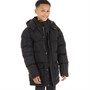 Fluid Boys Hooded Puffer Jacket Black