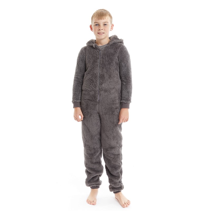 Fluid Boys Gorilla Onesie Grey