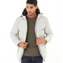 Fluid Mens Hooded Puffer Jacket Stone