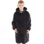 Fluid Boys Oversized Blanket Hoodie Dark Charcoal