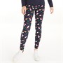 Fluid Womens AOP Christmas Leggings Navy