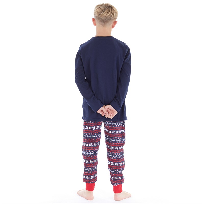 Fluid Boys Christmas Family Pyjama Set Multi