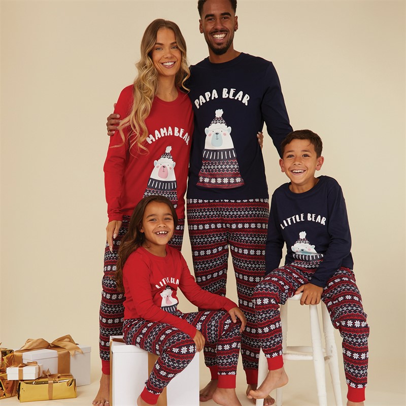 Fluid Boys Christmas Family Pyjama Set Multi