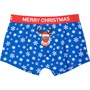 Fluid Boys Novelty Santa Trunks Blue Multi