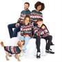 Fluid Mens Jacquard Christmas Jumper Multi