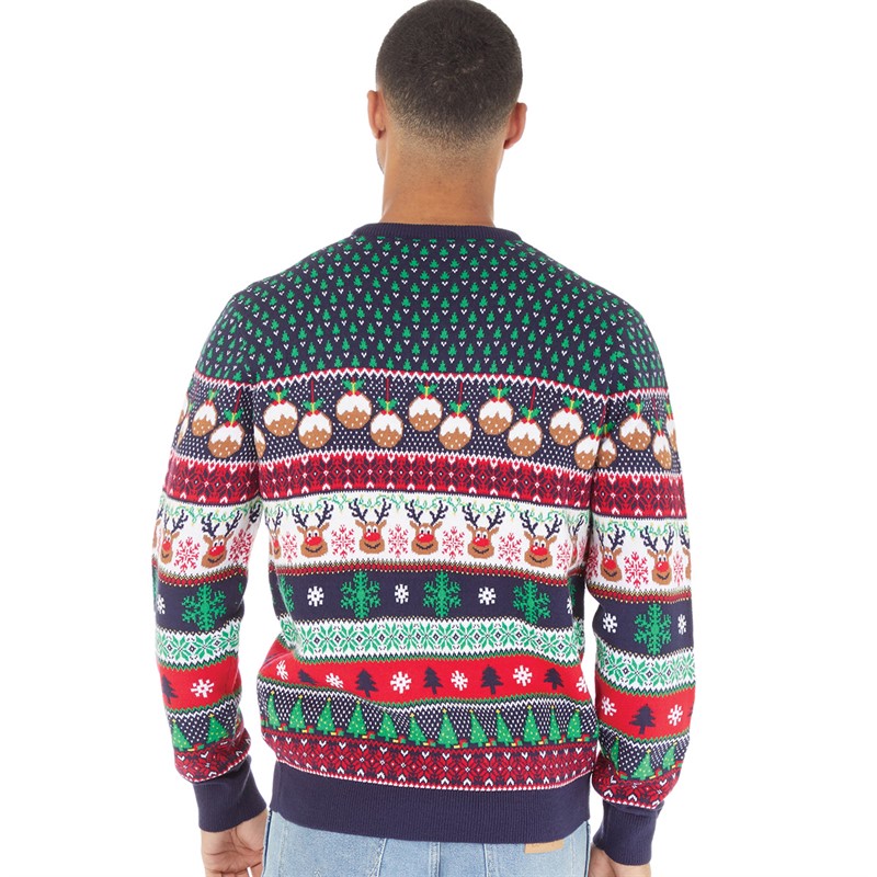 Jacquard hotsell jumper mens