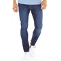 Fluid Mens Skinny Fit Denim Jeans Dark Wash
