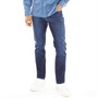 Fluid Mens Slim Fit Denim Jeans Dark Wash