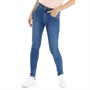 Fluid Womens Skinny Jeans Mid Blue