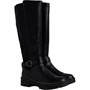 Fluid Womens Chunky Sole Knee High Boots Black