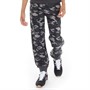 Fluid Boys Camo Print Jogger Grey Camo