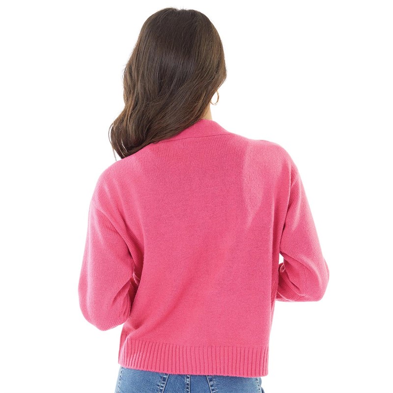 Fluid Womens Cardigan Pink