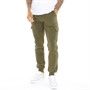 Fluid Mens Fleece Cargo Joggers Khaki
