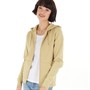 Fluid Womens Zip Through Hoodie Beige