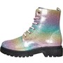 Fluid Girls Cleat Sole Lace Up Boots Rainbow