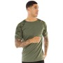Fluid Mens Camo Sleeve T-Shirt Dusty Olive