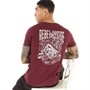 Fluid Mens Printed T-Shirt Wine