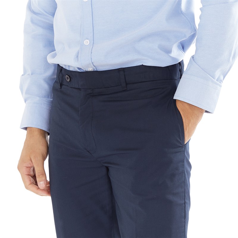 Fluid Mens Slim Fit Trousers Navy