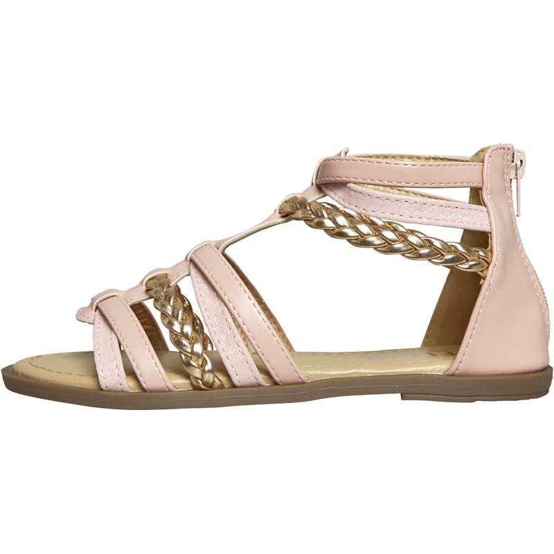 Fluid Girls Gladiator Sandals Pink