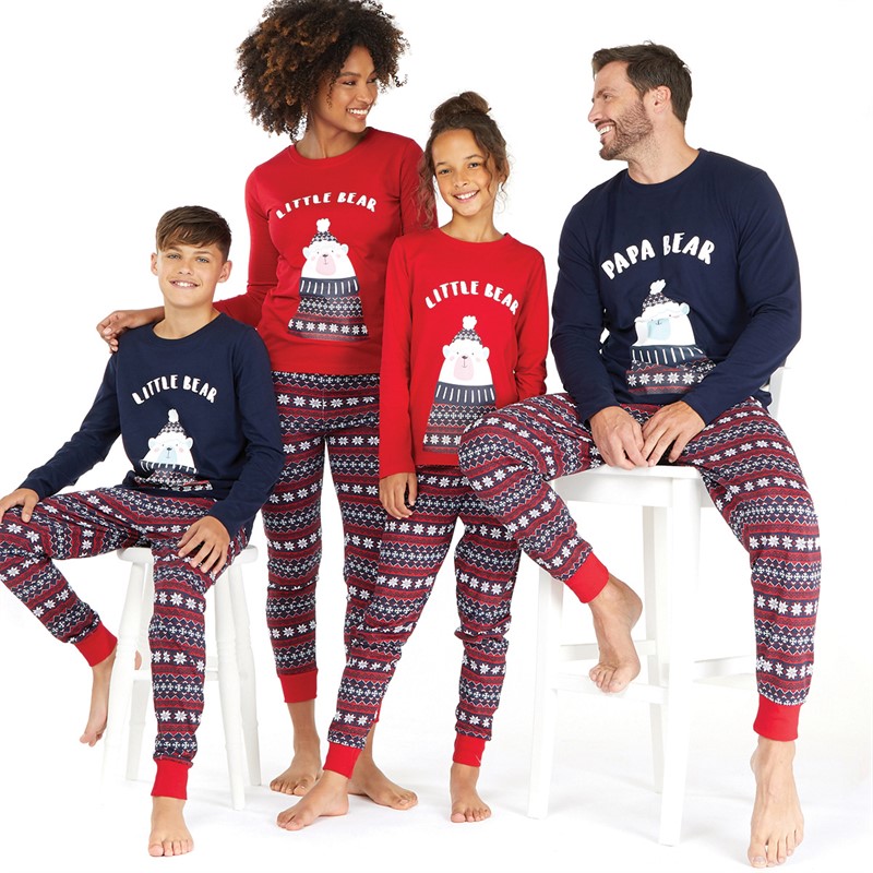 Fluid Boys Christmas Family Pyjama Set Multi