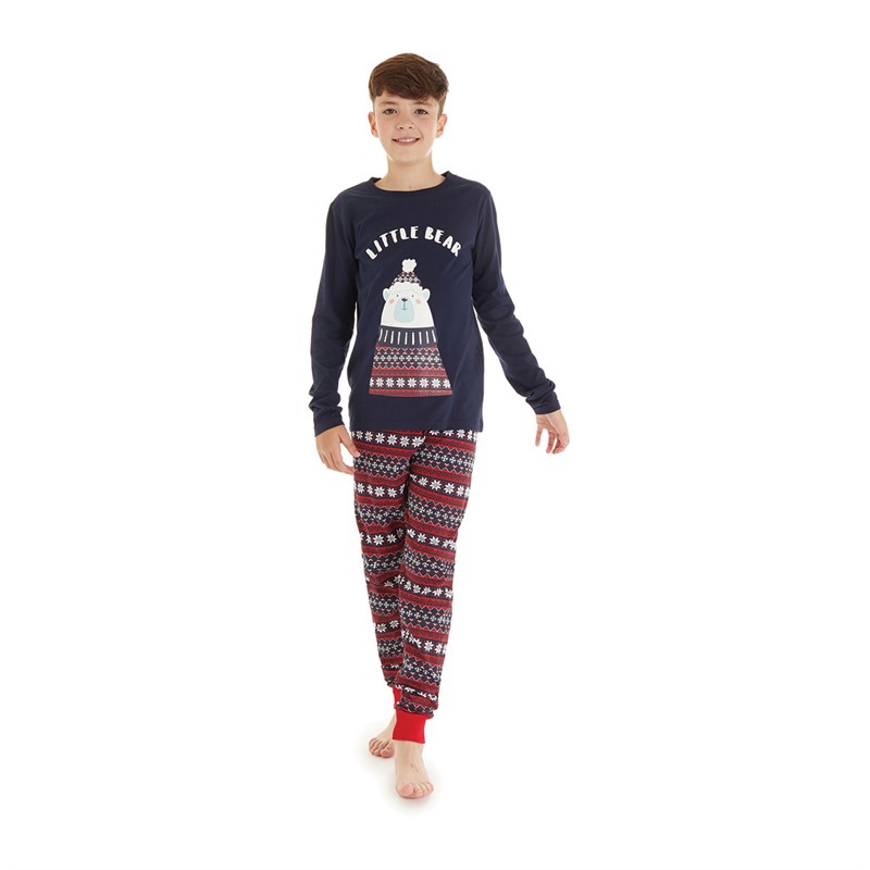 Fluid Boys Christmas Family Pyjama Set Multi