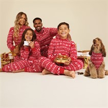 Fluid Mens Christmas Microfleece Jacquard Onesie Multi