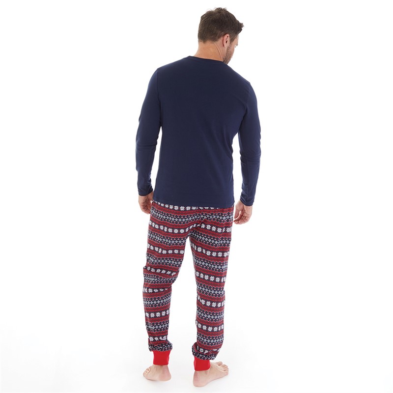 Fluid Mens Christmas Family Pyjama Set Multi