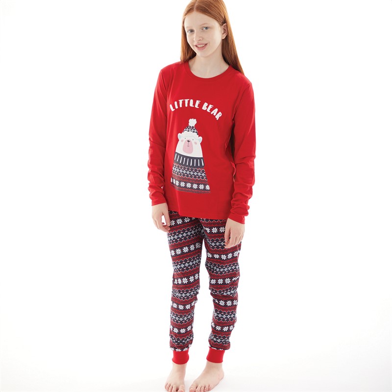 Fluid Girls Christmas Family Pyjama Set Multi