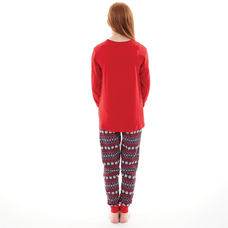 Fluid Girls Christmas Family Pyjama Set Multi