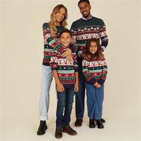 Buy Fluid Womens Jacquard Christmas Jumper Multi