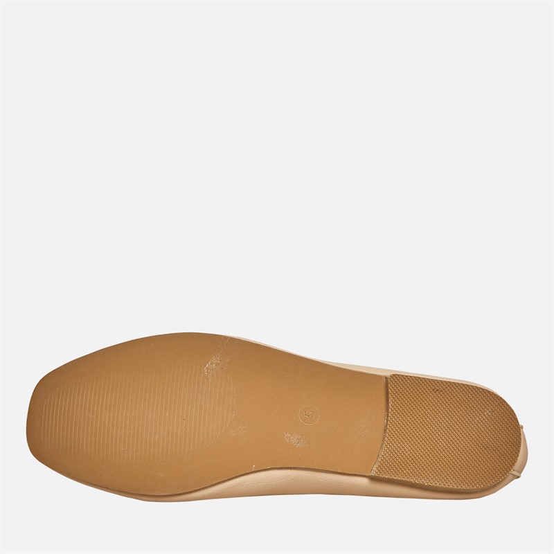 Fluid Womens Arosa Lace Ballet Pumps Nude