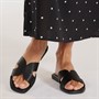 Fluid Womens Theron Mule Sandals Black
