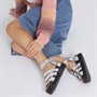 Fluid Womens Ivies Chunky Platform Sandals Silver