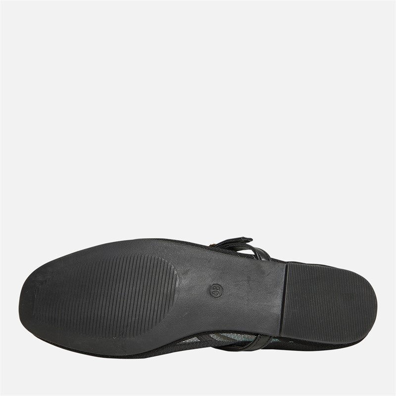 Fluid Womens Jolie Mesh Mary Jane Pumps Black