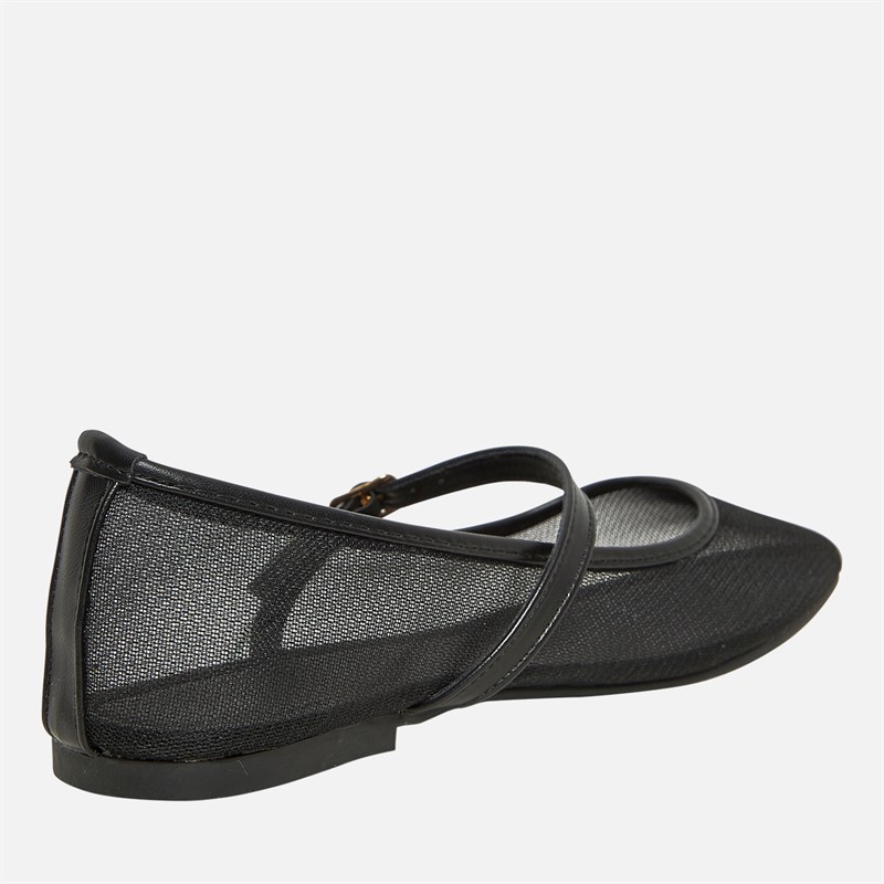 Fluid Womens Jolie Mesh Mary Jane Pumps Black