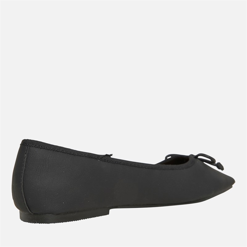 Fluid Womens Arosa Lace Ballet Pumps Black