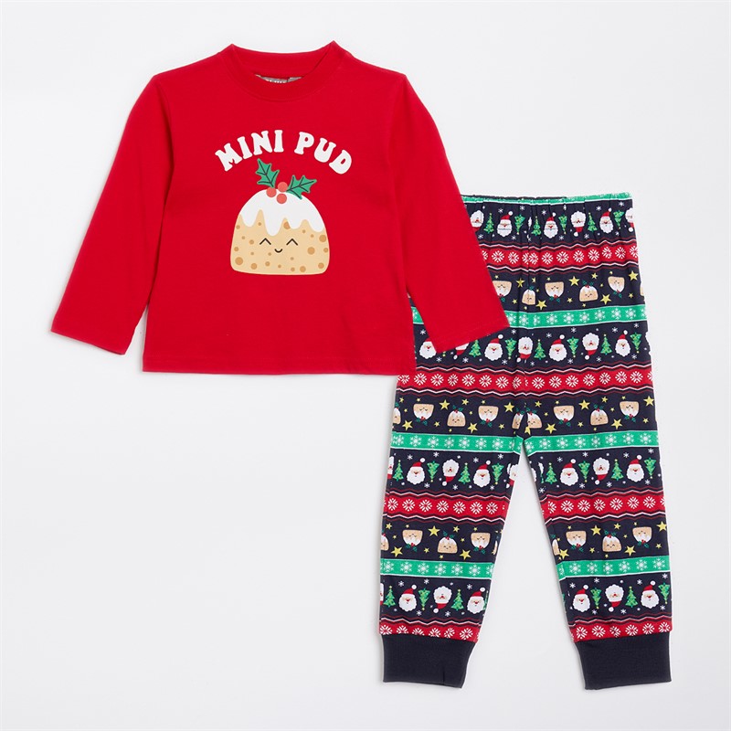 Fluid Kids Christmas Family Pyjama Set Multi