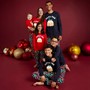 Fluid Womens Christmas Family Pyjama Set Multi