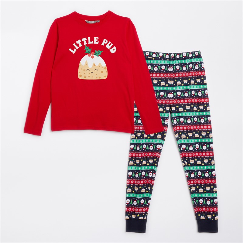 Fluid Girls Christmas Family Pyjama Set Multi