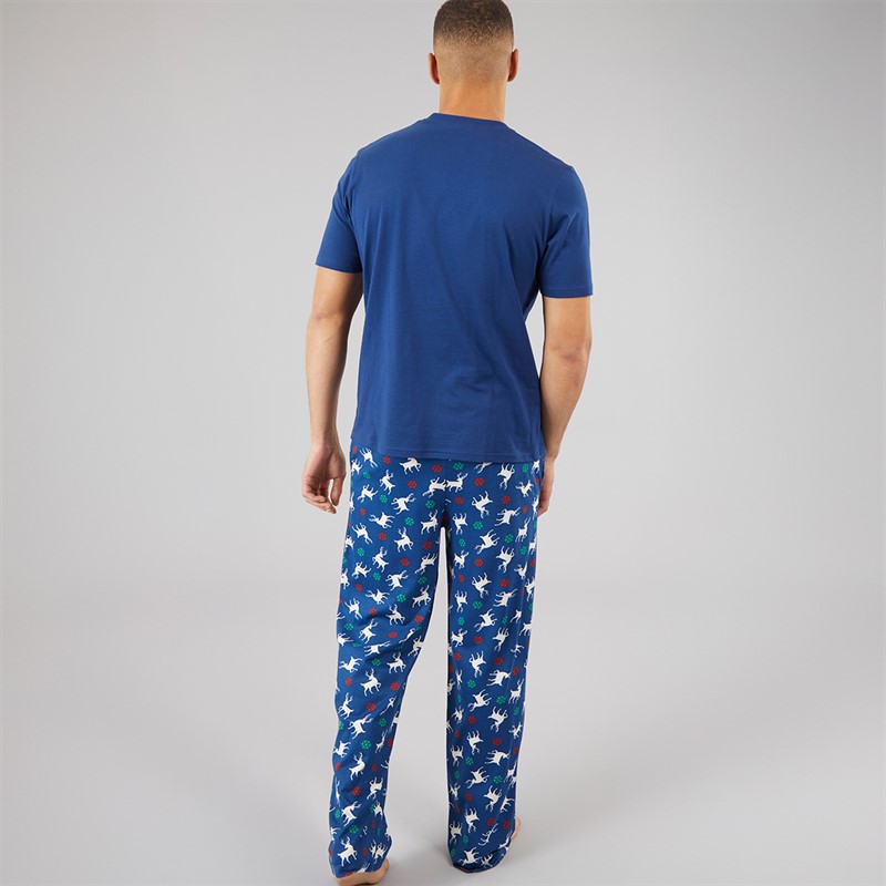Fluid Mens Christmas Pyjama Set Multi