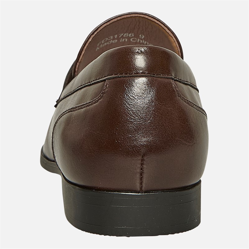 Fluid Mens Lambeth Tassle Loafers Brown