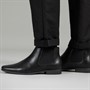 Fluid Mens Bexley Formal Chelsea Boots Black