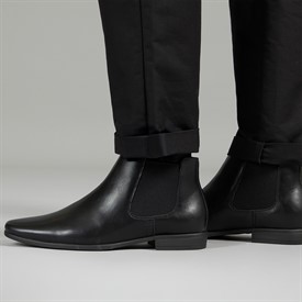 Bexley Black Leather Men\'s Ankle Boots NWOT Bexley Shoes for Men on Sale up to 90% Off: Poshmark main image 4