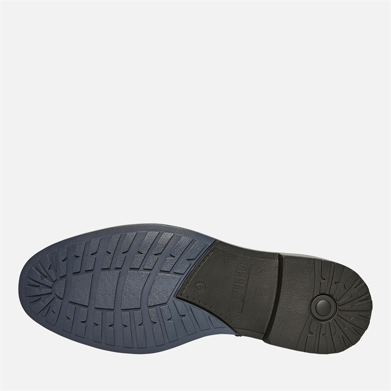 Fluid Mens Merton Toe Cap Boots Black