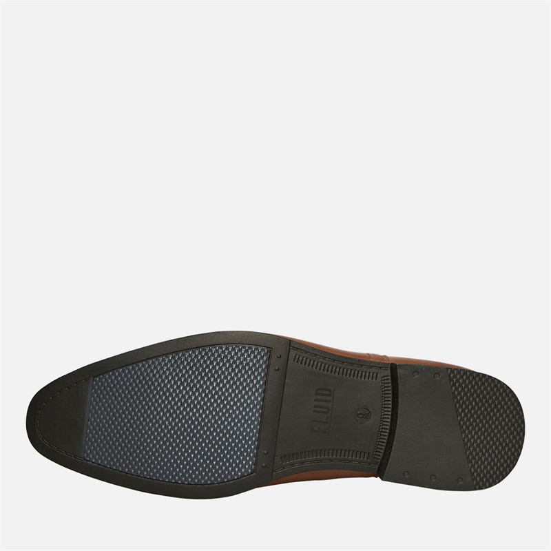 Fluid Mens Bexley Formal Chelsea Boots Tan